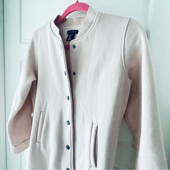 WILLI SMITH WOMEN PINK SNAP CLOSURE LONG SWEATER SIZE S - Picture 13 of 15